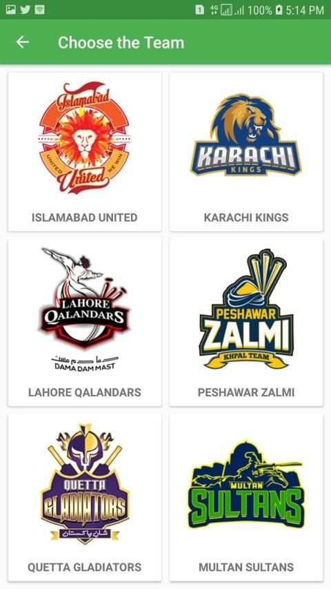 PSL 4 - Match Schedule & Live Score - PSL 2019 screenshot 1