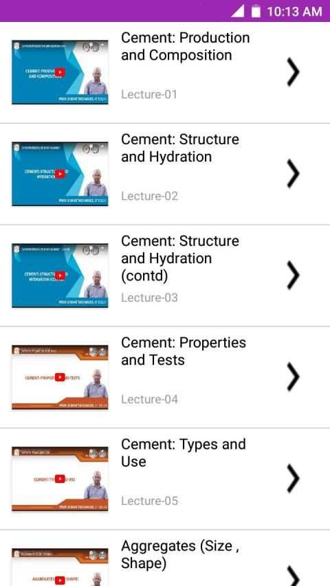 Civil Engineering VIDEOS Lecture - An learning App screenshot 7