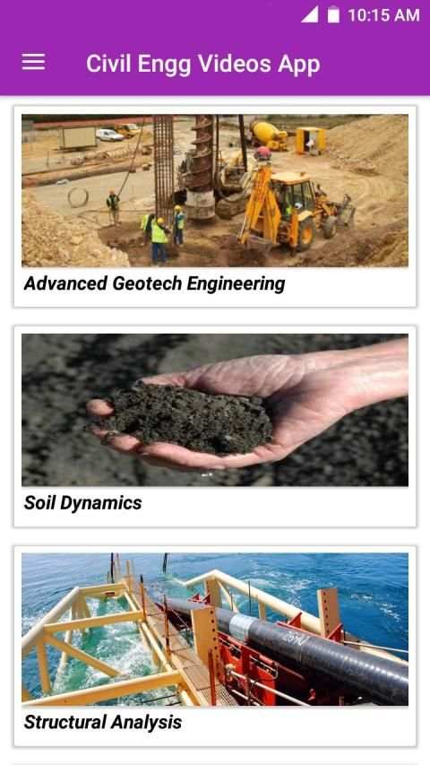 Civil Engineering VIDEOS Lecture - An learning App screenshot 4
