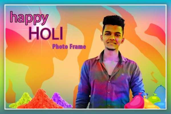 Happy Holi Photo Frame स्क्रीनशॉट 4