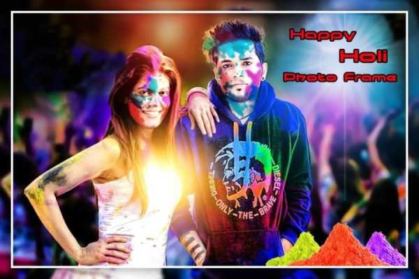 Happy Holi Photo Frame स्क्रीनशॉट 2