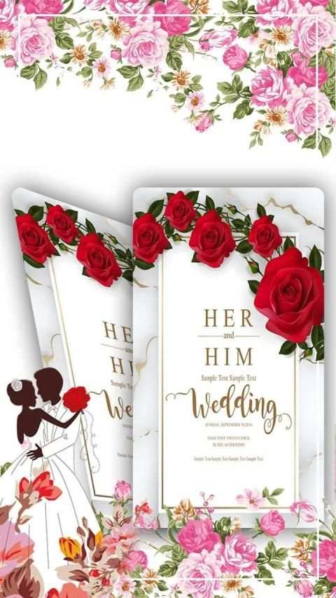 Marriage Invitation Card Maker स्क्रीनशॉट 2