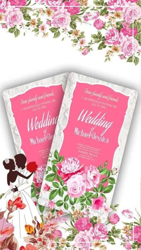 Marriage Invitation Card Maker स्क्रीनशॉट 3