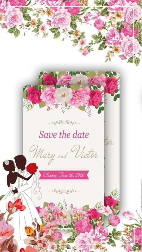 Marriage Invitation Card Maker स्क्रीनशॉट 4