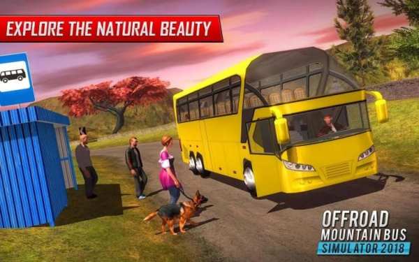 Offroad Tracks Bus Racing: Driving games screenshot 10