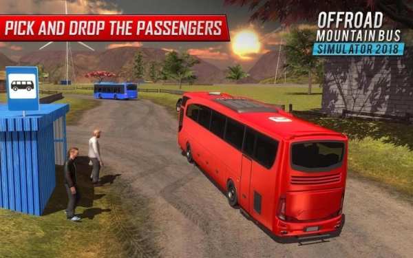 Offroad Tracks Bus Racing: Driving games screenshot 6