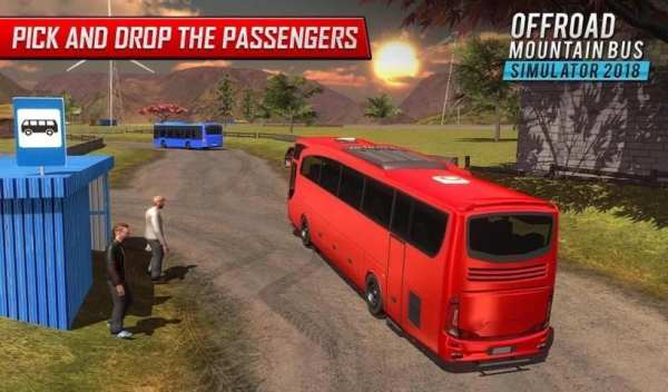 Offroad Tracks Bus Racing: Driving games screenshot 1