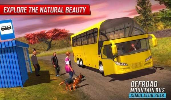 Offroad Tracks Bus Racing: Driving games screenshot 5