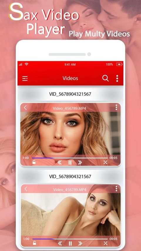SAX Video Player 2019 : Hot Girl Video Player स्क्रीनशॉट 3