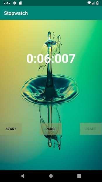 Stopwatch screenshot 1