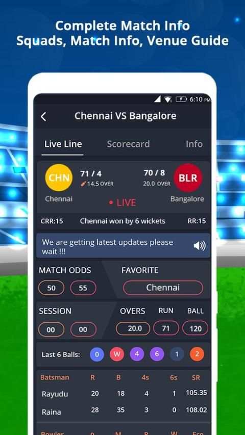 LineGuru : Cricket Live Line screenshot 5