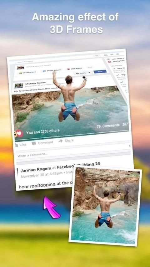 Photo In Hole - 3D Photo Editor screenshot 7