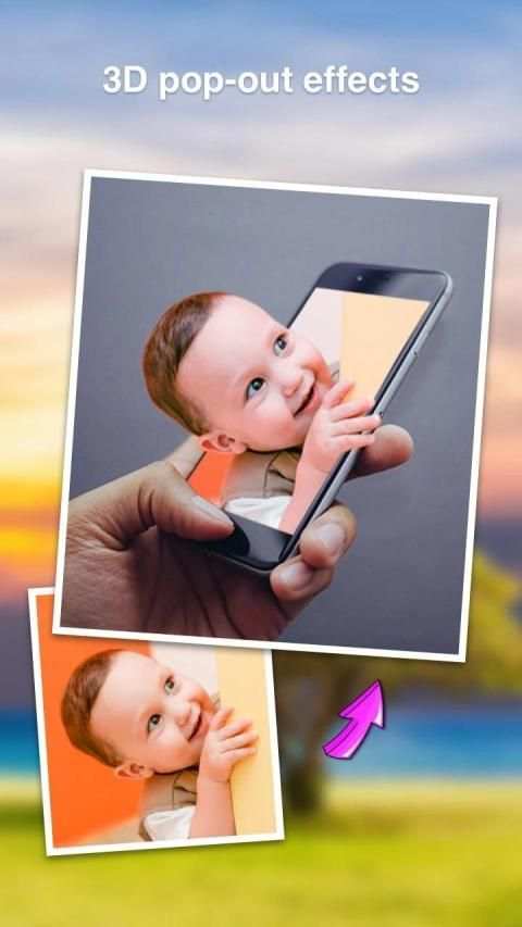 Photo In Hole - 3D Photo Editor स्क्रीनशॉट 6