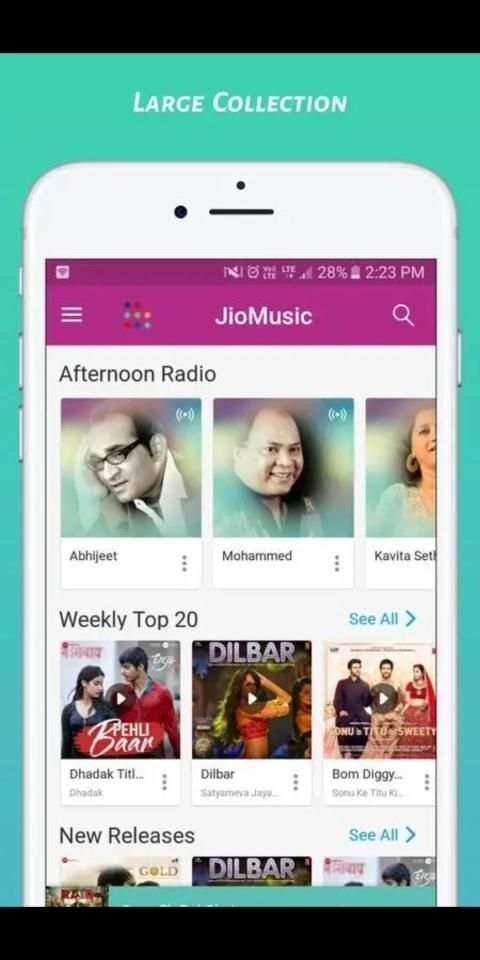 Jio Music screenshot 2