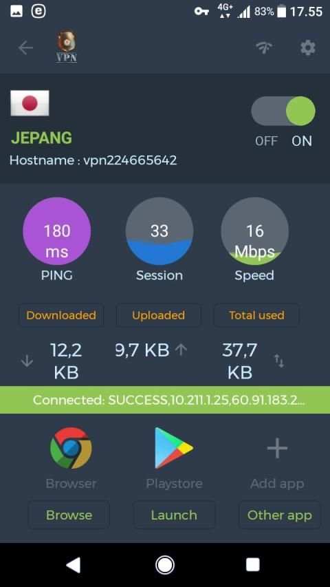 Real Gamer Browser VPN screenshot 1