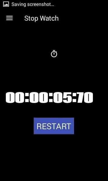Stopwatch screenshot 1