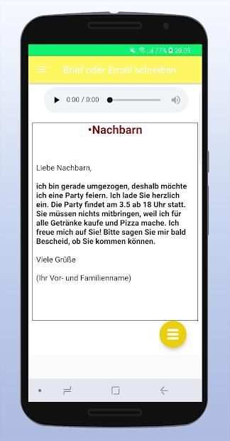 Brief oder Email schreiben screenshot 2