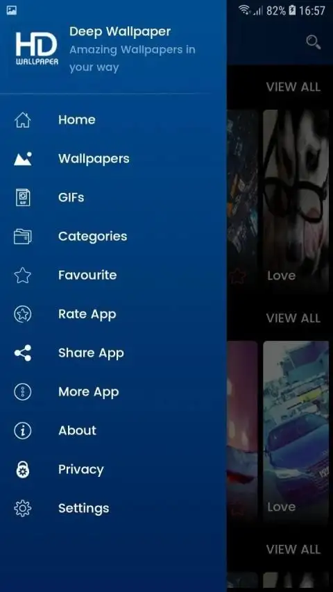 Deep Wallpaper screenshot 1