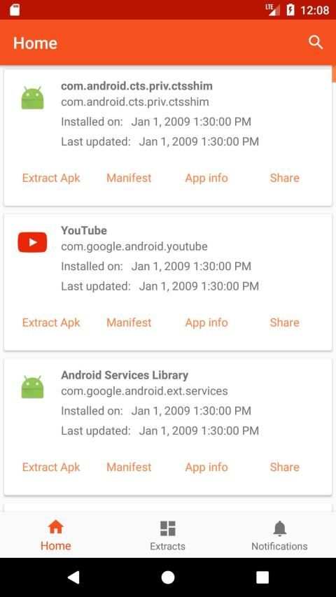 Apk Extractor स्क्रीनशॉट 1