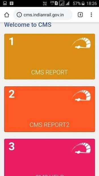 CMS Report By Railway screenshot 2