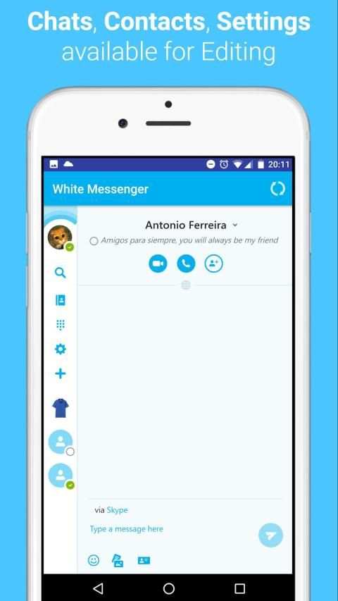 White Messenger screenshot 3