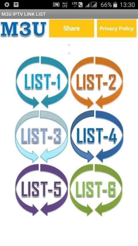 M3U IPTV LINK LIST screenshot 2