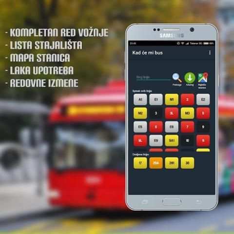 Kad ce mi bus - red voznje screenshot 2