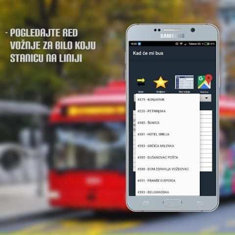 Kad ce mi bus - red voznje screenshot 1
