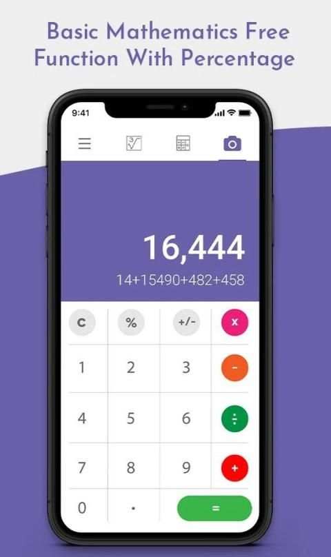 Math Camera Calculator - Math Solver Camera App स्क्रीनशॉट 1