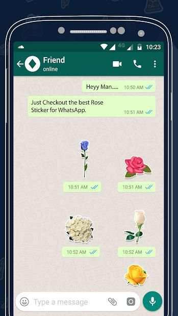 Rose Sticker For Whatsapp screenshot 2