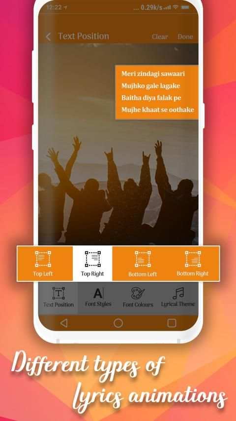 My Photo Friendship lyrical video status maker स्क्रीनशॉट 3