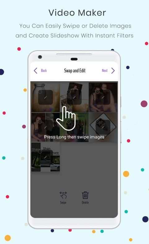 Video Status Maker-Photo Slideshow movie with mp3 screenshot 3
