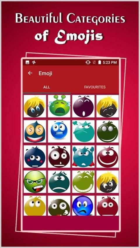 Emoji & Stickers for Facebook स्क्रीनशॉट 7