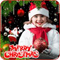 Christmas Day Photo Frame - Santa, Christmas Tree on 9Apps