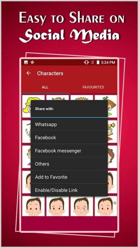 Emoji & Stickers for Facebook स्क्रीनशॉट 6