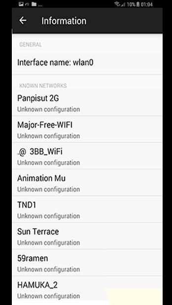 WiFi Manager Configuration screenshot 1
