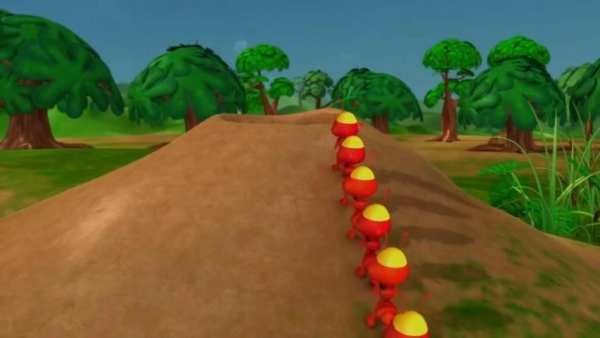 Video Para niños Las hormigas marchan स्क्रीनशॉट 3