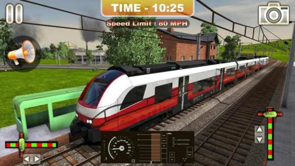 Euro Train Driving Simulator 2019:Free Train Games स्क्रीनशॉट 3