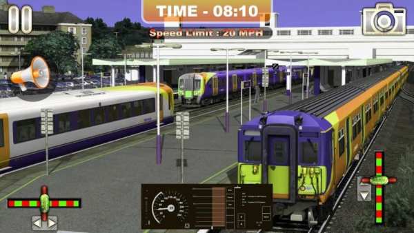 Euro Train Driving Simulator 2019:Free Train Games स्क्रीनशॉट 1