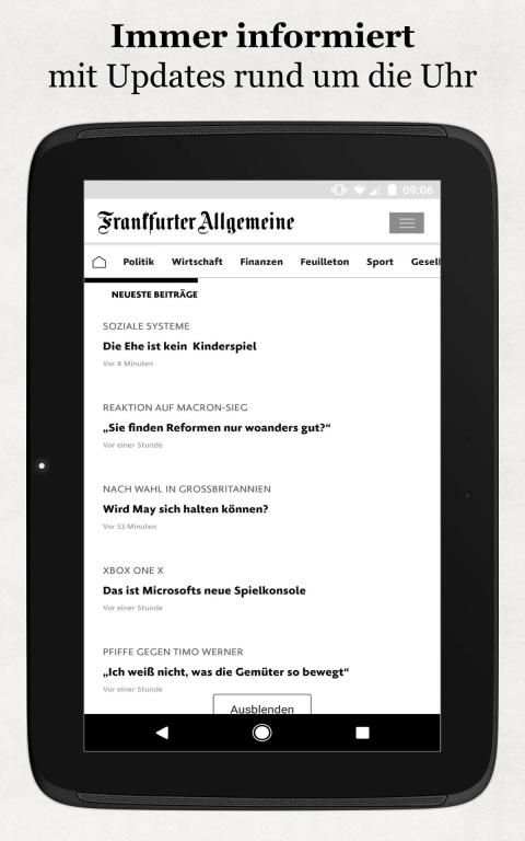 FAZ.NET - Nachrichten App screenshot 3