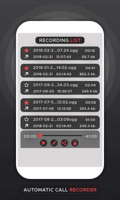 Auto Call Recorder स्क्रीनशॉट 3