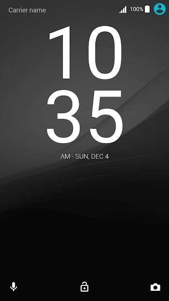 Black theme for XPERIA स्क्रीनशॉट 2