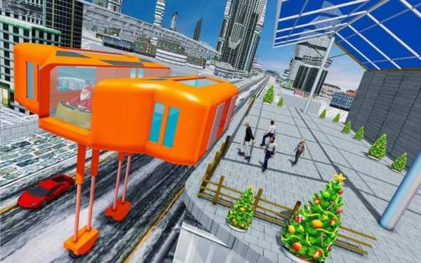 Gyroscopic Bus Driving 2019 screenshot 1