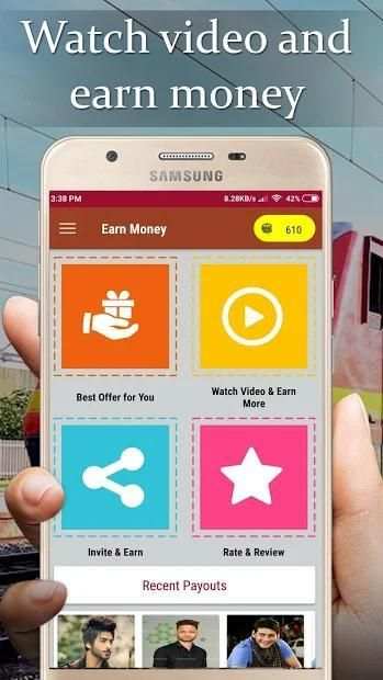Watch Video : Earn Money & Reward स्क्रीनशॉट 1