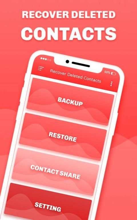 Recover All Deleted Contacts & Contacts Backup 3 تصوير الشاشة