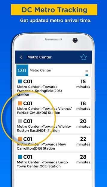 DC Metro & Bus Tracker screenshot 7