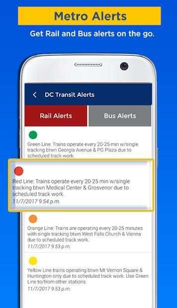 DC Metro & Bus Tracker screenshot 2