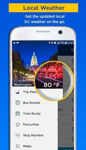 DC Metro & Bus Tracker screenshot 1