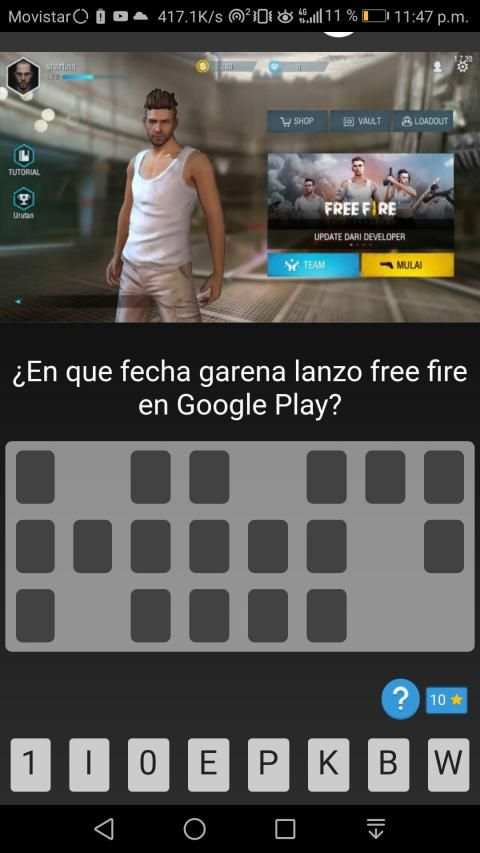 Examen Free Fire स्क्रीनशॉट 1
