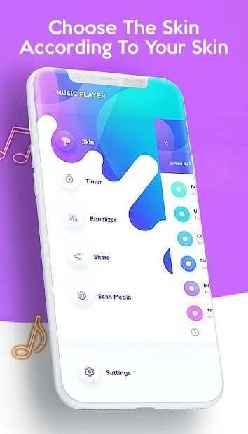Music Player Style Iphone XS Max Free music screenshot 1